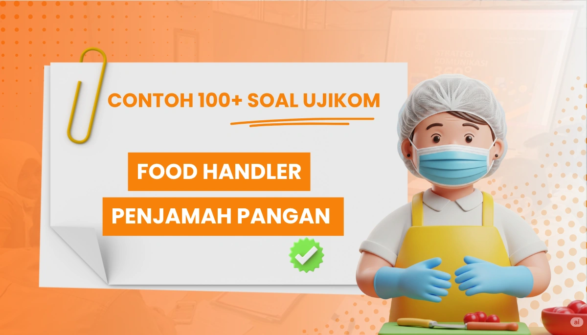 Penjamah pangan memiliki peran vital dalam menjaga keamanan konsumsi makanan