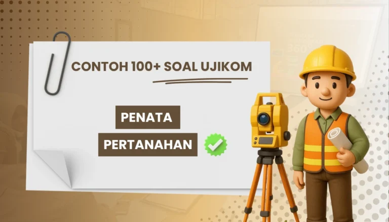 100 Soal Uji Kompetensi Penata Pertanahan + Kunci Jawaban Kisi Kisi Terbaru