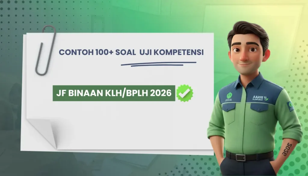 100+ Soal Uji Kompetensi JF Binaan KLH/BPLH + Kisi-kisi dan Pembahasan