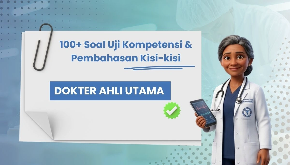 100+ Soal Uji Kompetensi Dokter Ahli Utama + Pembahasan Kisi-kisi