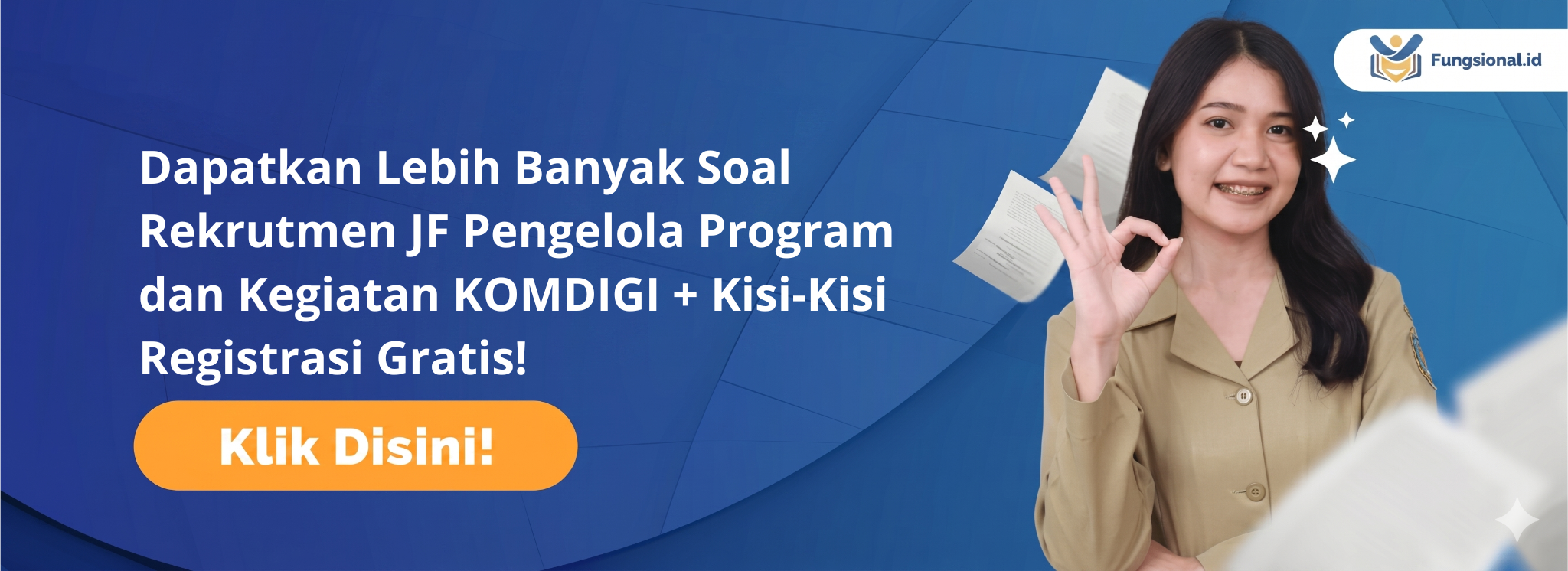 banner Soal Rekrutmen JF Pengelola Program dan Kegiatan KOMDIGI + Kisi-Kisi