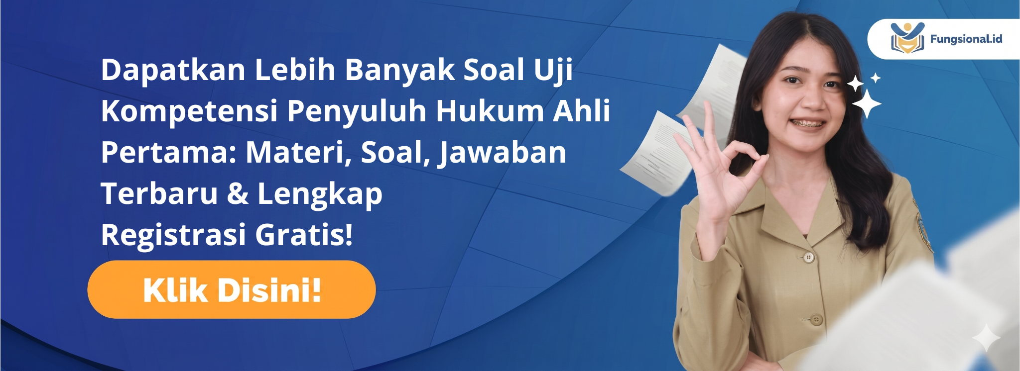 banner Uji Kompetensi Penyuluh Hukum Ahli Pertama: Materi, Soal, Jawaban Terbaru & Lengkap