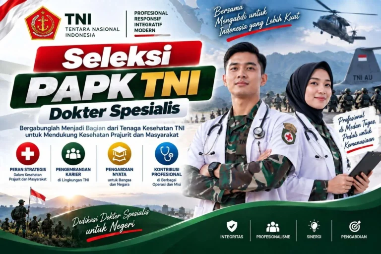 Soal Seleksi SeleksiPAPK TNI Dokter Spesialis + Materi Lengkap