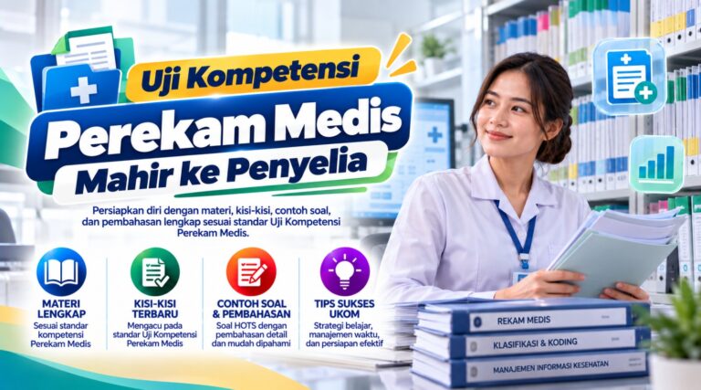 Soal UKOM Perekam Medis Mahir ke Penyelia: Kisi-Kisi, Materi & Pembahasan 
