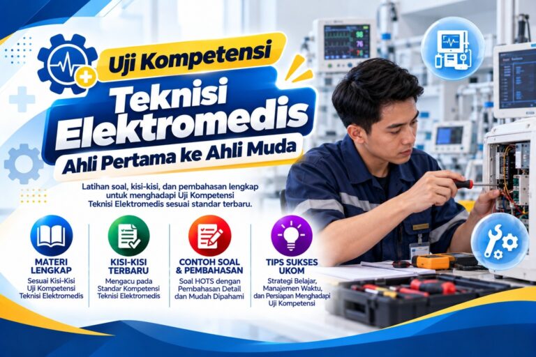 Soal Uji Kompetensi Teknisi Elektromedis Ahli Pertama ke Ahli Muda + Pembahasan 